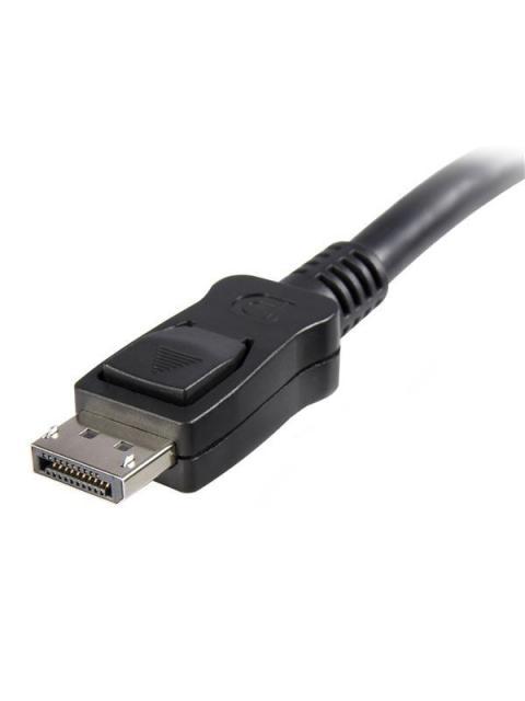 STARTECH  CABLE DISPLAYPORT CON CERTIFICACION VESA DISPLAYPORT 1.2 MACHO - DISPLAYPORT 1.2 MACHO 4K 60HZ 3 METROS NEGRO CON CIERRE DE SEGURIDAD