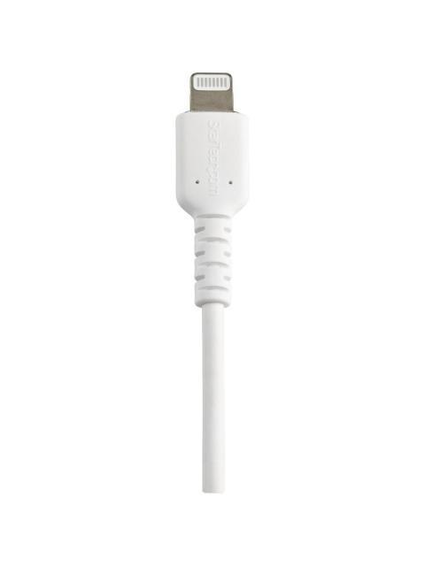 STARTECH  CABLE DE CARGA CERTIFICADO MFI LIGHTNING MACHO - USB A 2.0 MACHO 30CM BLANCO PARA PARA IPOD-IPHONE-IPAD