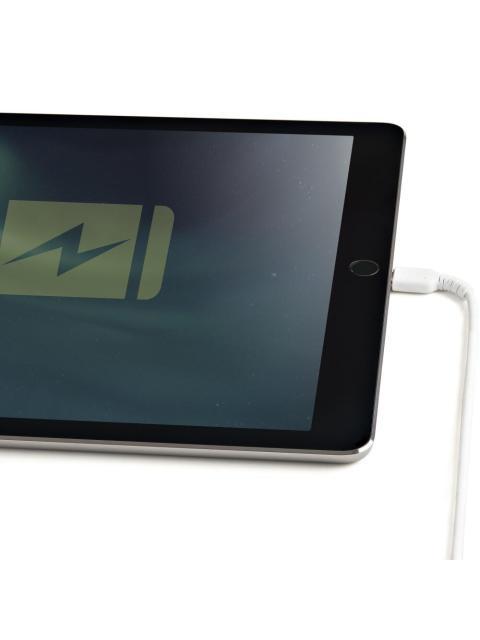STARTECH  CABLE DE CARGA CERTIFICADO MFI LIGHTNING MACHO - USB A 2.0 MACHO 30CM BLANCO PARA PARA IPOD-IPHONE-IPAD