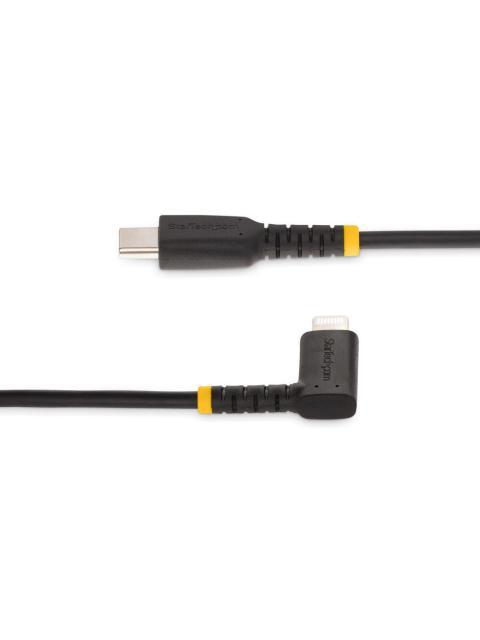 STARTECH  CABLE DE CARGA CERTIFICADO MFI USB-C - LIGHTNING 1 METRO NEGRO PARA IPHONE-IPAD