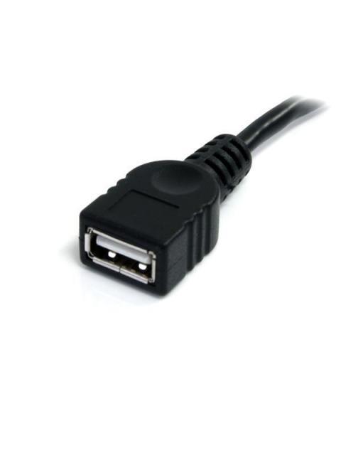 STARTECH  CABLE DE EXTENSION USB 2.0 A MACHO - USB A HEMBRA 3 METROS NEGRO
