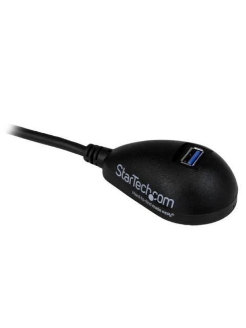 STARTECH  CABLE DE EXTENSION USB 3.0 A MACHO - USB A HEMBRA 1.5 METROS NEGRO