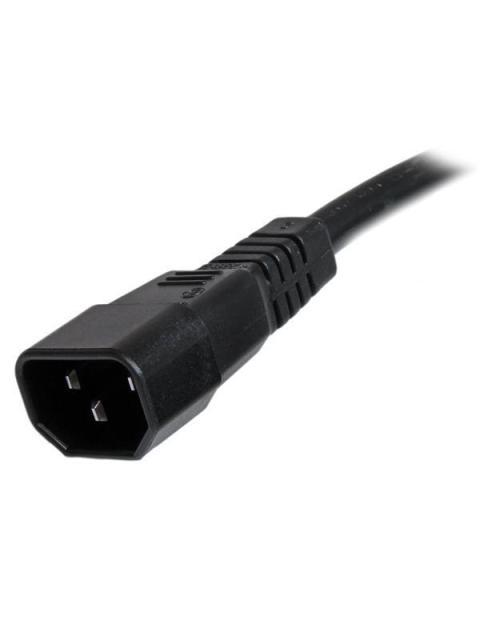 STARTECH  CABLE DE PODER C14 - C15 1.8 METROS NEGRO