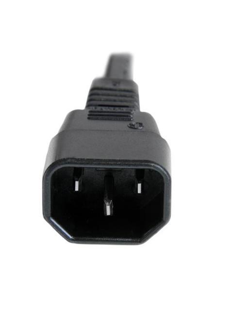 STARTECH  CABLE DE PODER C14 - C15 1.8 METROS NEGRO