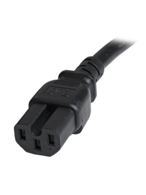 STARTECH  CABLE DE PODER C14 - C15 1.8 METROS NEGRO