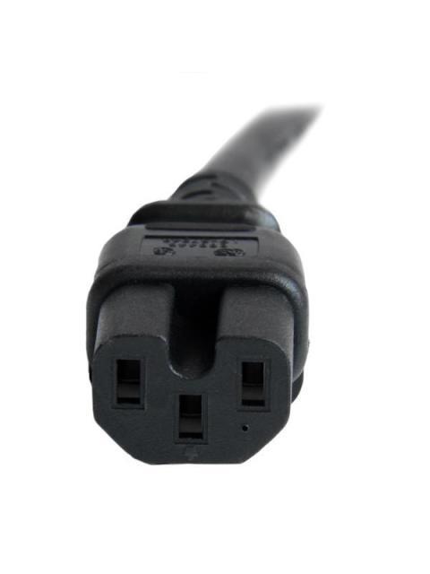 STARTECH  CABLE DE PODER C14 - C15 1.8 METROS NEGRO