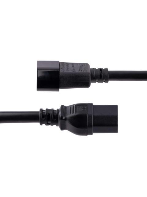 STARTECH  CABLE DE PODER C14 MACHO - C15 HEMBRA 3 METROS NEGRO
