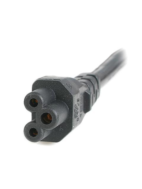 STARTECH  CABLE DE PODER PARA LAPTOP NEMA 5-15P - C5 COUPLER 1.8 METROS NEGRO