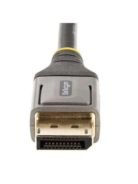 STARTECH  CABLE DISPLAYPORT CON CERTIFICACION VESA DISPLAYPORT 1.4 MACHO - DISPLAYPORT 1.4 MACHO 8K 120HZ 1 METRO GRIS-NEGRO