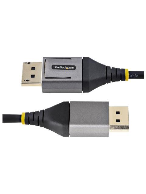 STARTECH  CABLE DISPLAYPORT CON CERTIFICACION VESA DISPLAYPORT 1.4 MACHO - DISPLAYPORT 1.4 MACHO 8K 60HZ 3 METROS GRIS-NEGRO