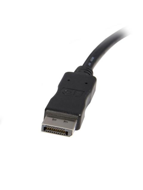 STARTECH  CABLE DISPLAYPORT 1.2 MACHO - DVI-D MACHO 1080P 1.8 METROS NEGRO