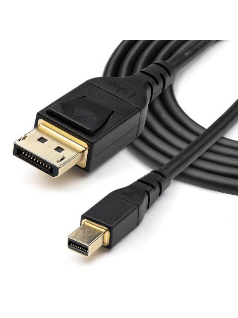 STARTECH  CABLE DISPLAYPORT MACHO - MINI DISPLAYPORT MACHO 2 METROS NEGRO