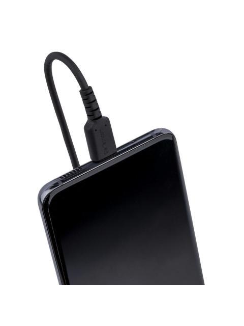 STARTECH  CABLE ESPIRAL USB-C MACHO - USB-C MACHO 50CM NEGRO