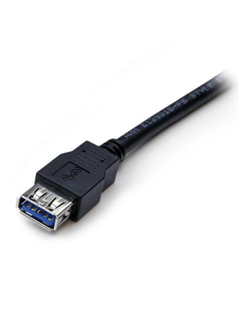STARTECH  CABLE EXTENSOR USB MACHO - USB HEMBRA 2 METROS NEGRO