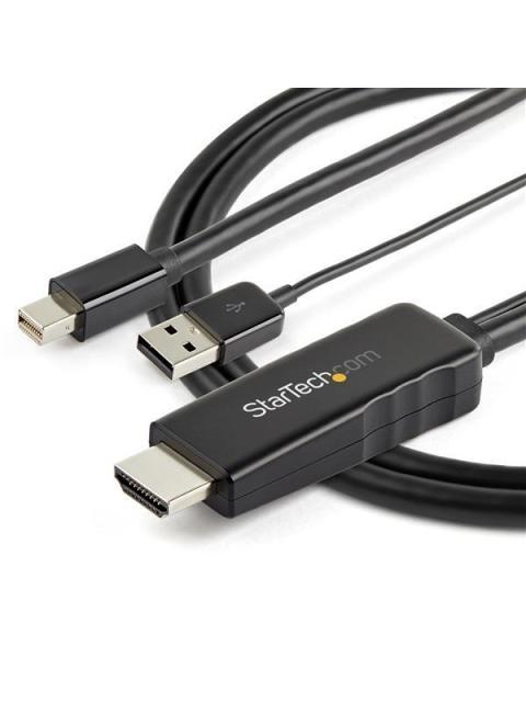 STARTECH  CABLE HDMI 1.4 MACHO - MINI DISPLAYPORT MACHO 4K 30HZ 2 METROS NEGRO