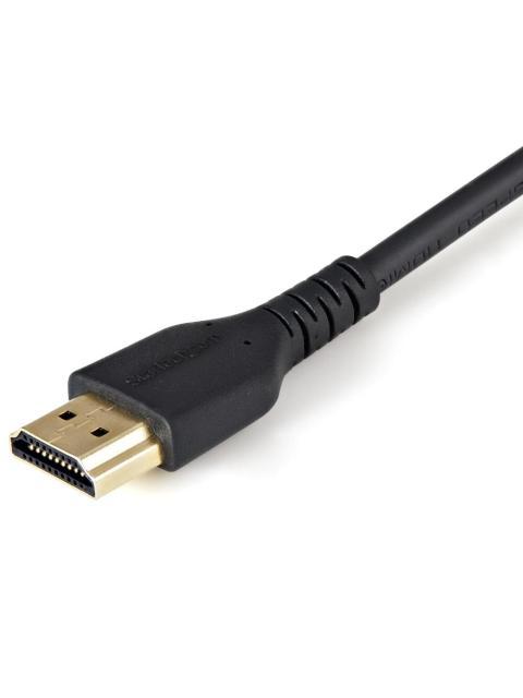 STARTECH  CABLE HDMI 2.0 MACHO - HDMI 2.0 MACHO TORNILLO DE SEGURIDAD 4K 60HZ 2 METROS NEGRO