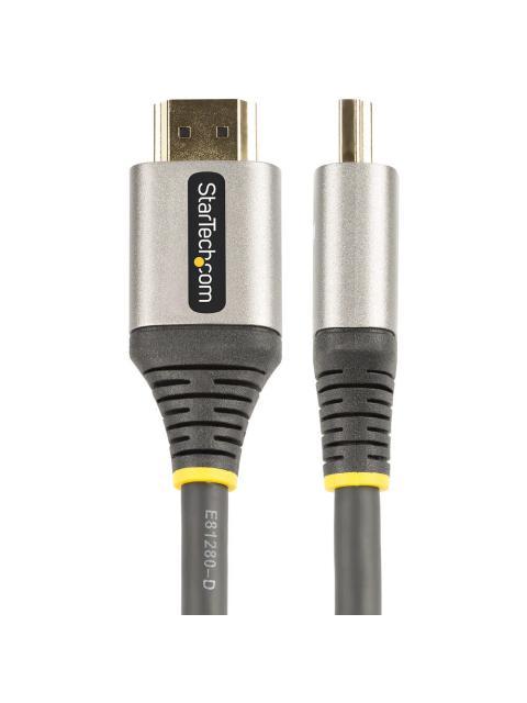 STARTECH  CABLE HDMI A 2.1 MACHO - HDMI A 2.1 MACHO 8K 120HZ 2 METROS GRIS-NEGRO