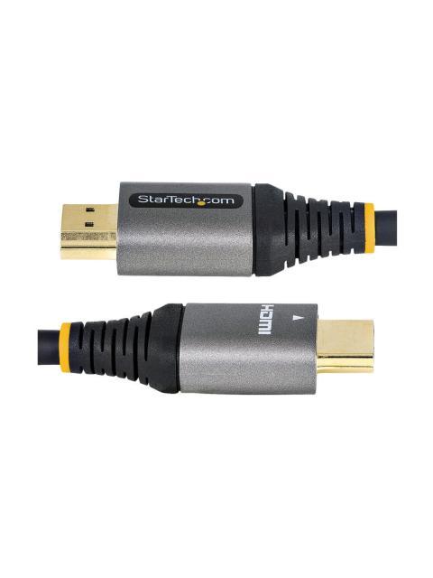 STARTECH  CABLE HDMI A 2.1 ULTRA ALTA VELOCIDAD MACHO - HDMI A 2.1 MACHO 8K 120HZ 5 METROS GRIS-NEGRO