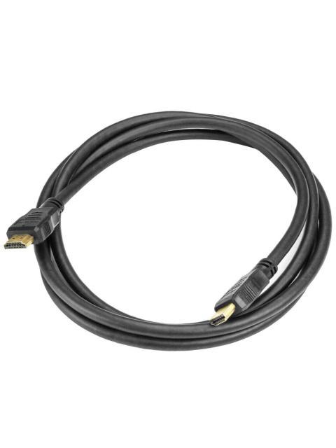 STARTECH  CABLE HDMI DE ALTA VELOCIDAD CON ETHERNET HDMI 1.4 MACHO - HDMI 1.4 MACHO 4K 30HZ 2 METROS NEGRO