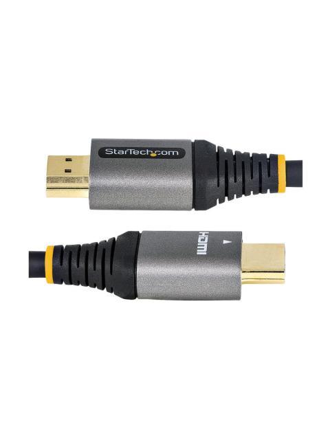 STARTECH  CABLE HDMI DE ULTRA ALTA VELOCIDAD HDMI 2.1 MACHO - HDMI 2.1 MACHO 8K 60HZ 50CM NEGRO-GRIS