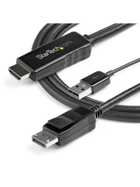CABLE STARTECH HDMI 1.4 - DISPLAYPORT 1.2 4K 30HZ 3 METROS