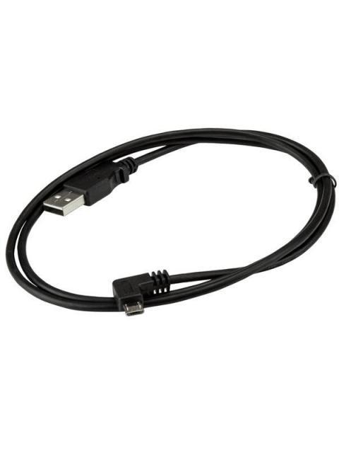 STARTECH  CABLE MICRO USB CON ANGULO DERECHO 1 METRO NEGRO