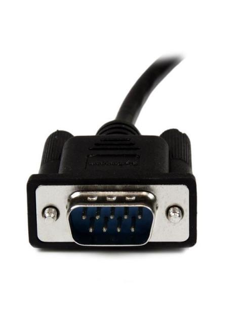 STARTECH  CABLE MODUM SERIAL DB-9 MACHO - DB-9 HEMBRA 2 METROS NEGRO