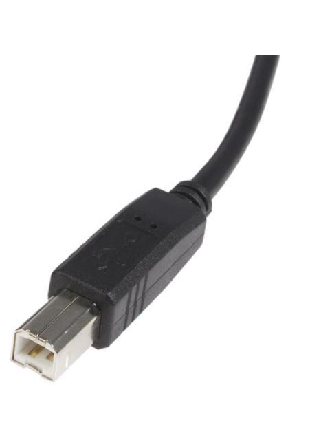 STARTECH  CABLE PARA IMPRESORA USB 2.0 A MACHO - USB 2.0 B MACHO 3 METROS NEGRO