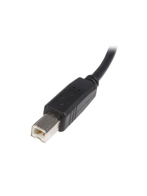 STARTECH  CABLE PARA IMPRESORA USB A MACHO - USB B MACHO 3 METROS NEGRO