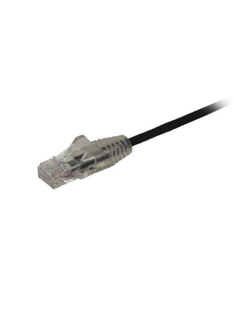 STARTECH  CABLE PATCH CAT6 UTP SIN ENGANCHES RJ-45 MACHO - RJ-45 MACHO 20CM NEGRO