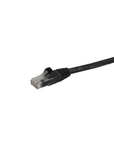 STARTECH  CABLE PATCH CAT6 UTP SIN ENGANCHES RJ-45 MACHO - RJ-45 MACHO 3 METROS NEGRO