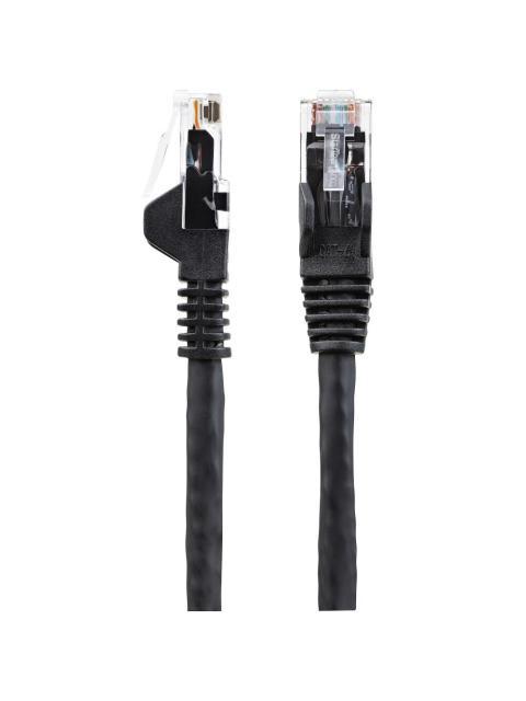 STARTECH  CABLE PATCH CAT6 UTP SIN ENGANCHES RJ-45 MACHO - RJ-45 MACHO 5 METROS NEGRO