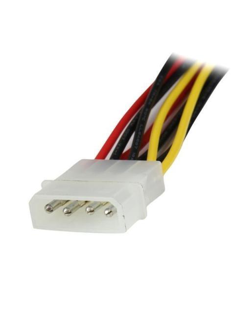 STARTECH  CABLE SATA RECTO 4-PIN MOLEX MACHO - 2X SATA 15-PIN HEMBRA 30CM