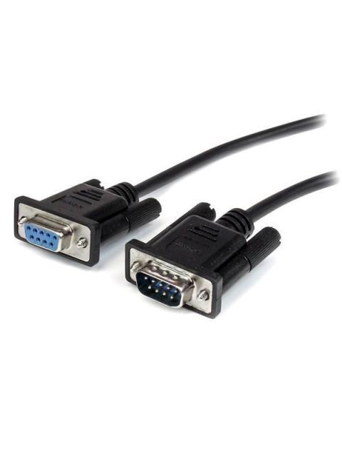 STARTECH  CABLE SERIAL DB-9 MACHO - DB-9 HEMBRA 1 METRO NEGRO