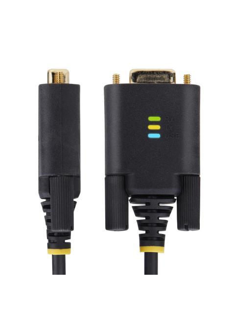 STARTECH  CABLE SERIAL USB A MACHO - 2X DB9 MACHO 4 METROS NEGRO