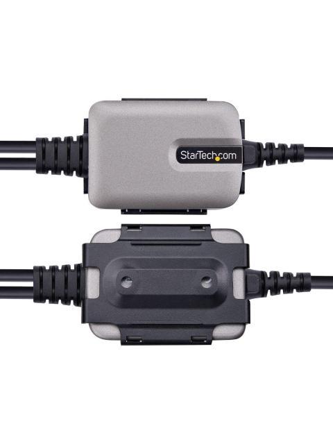STARTECH  CABLE SERIAL USB A MACHO - 2X DB9 MACHO 4 METROS NEGRO