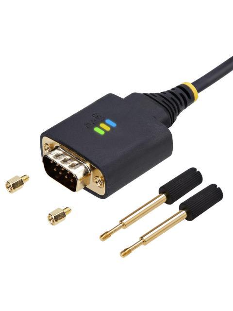 STARTECH  CABLE SERIAL USB A MACHO - 2X DB9 MACHO 4 METROS NEGRO