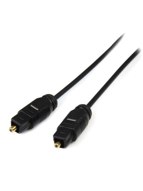 STARTECH  CABLE TOSLINK MACHO - TOSLINK MACHO 3 METROS NEGRO