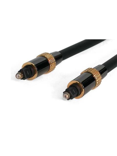 STARTECH  CABLE TOSLINK MACHO - TOSLINK MACHO 6 METROS NEGRO
