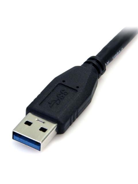 STARTECH  CABLE USB 3.0 SUPER SPEED USB A MACHO - MICRO USB B MACHO 50CM NEGRO