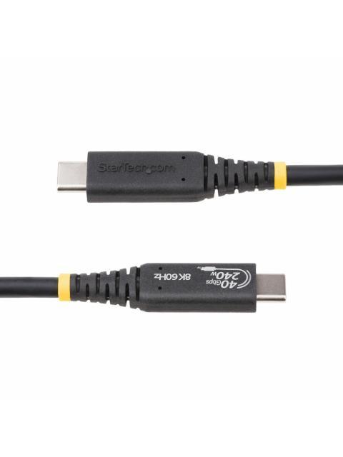 STARTECH  CABLE USB C MACHO - USB C MACHO 1 METRO NEGRO