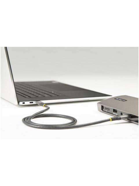 STARTECH  CABLE USB C MACHO - USB C MACHO 2 METROS GRIS OSCURO