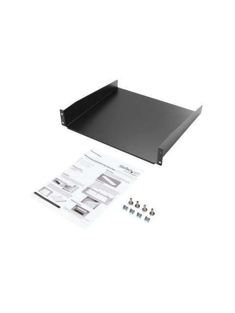 STARTECH  CABSHELF CHAROLA BANDEJA ESTANDAR UNIVERSAL PARA GABINETE RACK DE SERVIDORES -2U 19