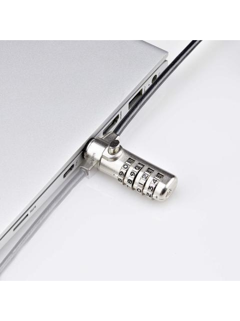 STARTECH  CANDADO DE COMBINACION PARA LAPTOP SNANOC4D-LAPTOP-LOCK 2 METROS