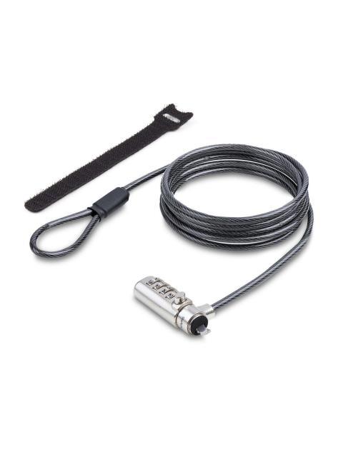 STARTECH  CANDADO DE COMBINACION PARA LAPTOP SNANOC4D-LAPTOP-LOCK 2 METROS