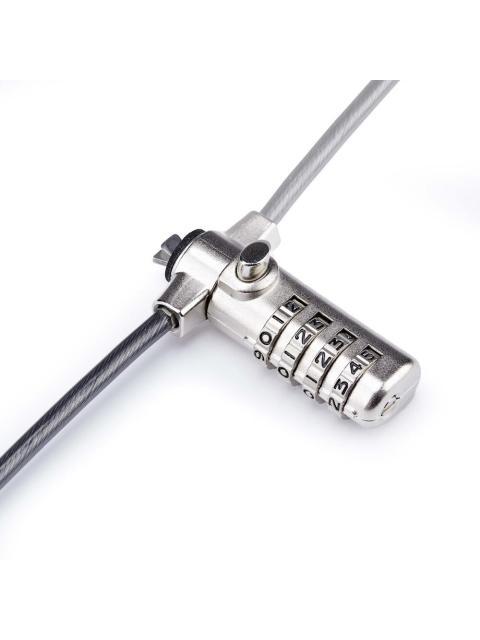 STARTECH  CANDADO DE COMBINACION PARA LAPTOP SNBLC4D-LAPTOP-LOCK 1.5 METROS