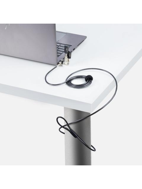 STARTECH  CANDADO DE LLAVE PARA LAPTOP UNIVKMKO-LAPTOP-LOCK 2 METROS NEGRO