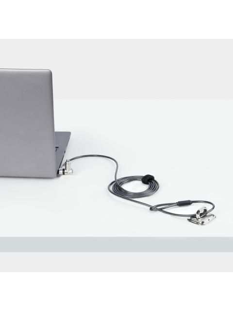 STARTECH  CANDADO DE LLAVE PARA LAPTOP UNIVKMKO-LAPTOP-LOCK 2 METROS NEGRO
