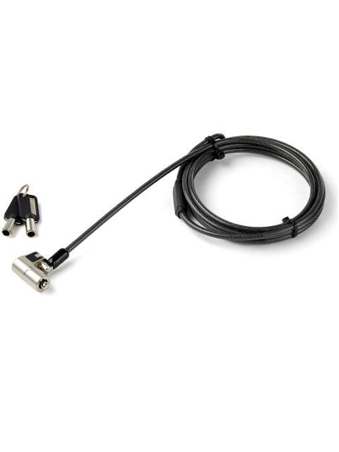 STARTECH  CANDADO DE LLAVE PARA LAPTOPS 2 METROS NEGRO