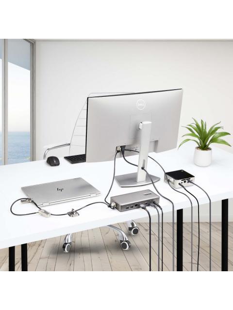STARTECH  CANDADO DE LLAVE PARA PC Y PERIFERICOS 3M4 3 METROS NEGRO